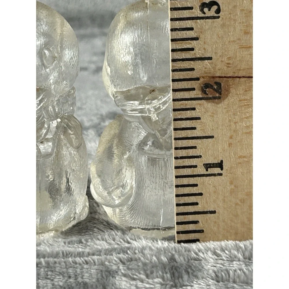 Vintage Clear Acrylic Duckling Salt And Pepper Shaker Kitschy‎ Kitchen Decor
